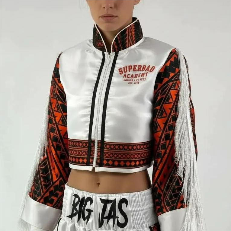 Tribal Crop top JKT | Custom Boxing Jackets | Boxxerworld