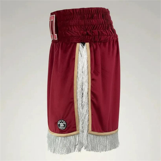 Classic Gla fernando Maroom & White Gladiator Shorts