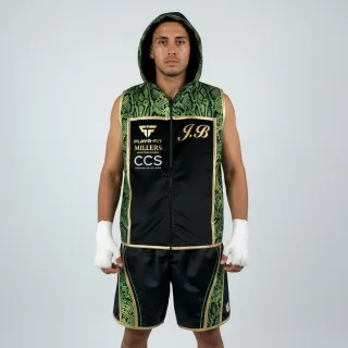 JOSHUA JKT Shauna Black & Green Snake Jackets