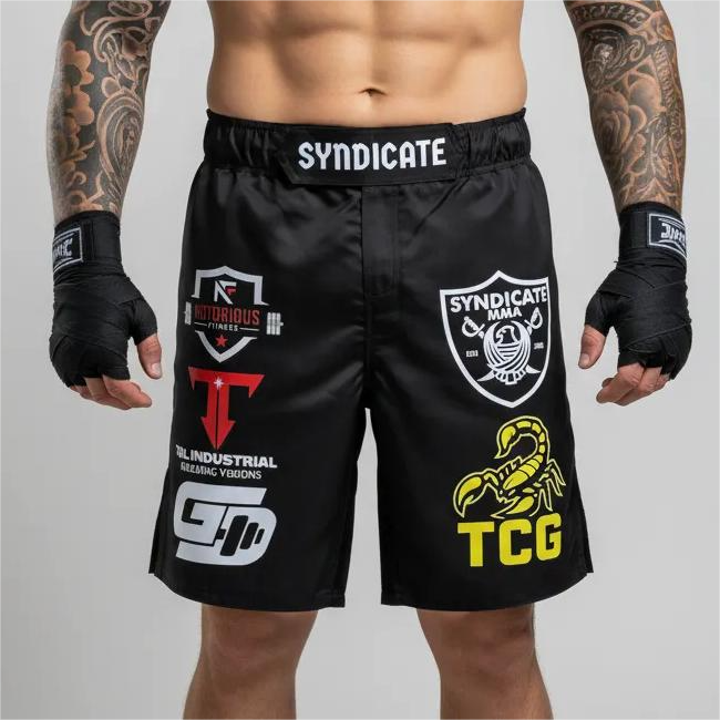 Classic MMA Tafu Black MMA Shorts