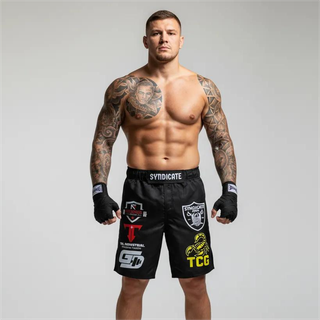 Classic MMA Tafu Black MMA Shorts