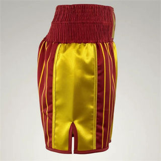 Star fall BX Malachy Red & Yellow Gold Custom Boxing Shorts & Trunks