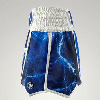 Roman 6 leave GLA Brittany White & Blue Gladiator Shorts
