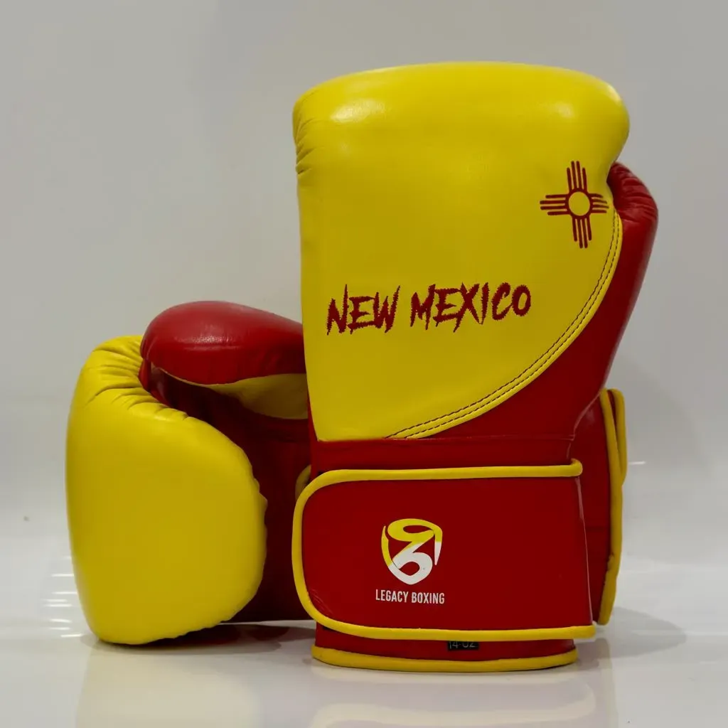QuickFire Max GLV Yellow Red Aaron P Boxing Gloves