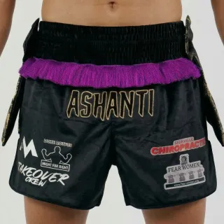 Classic MTS Ashanti Black & Purple Muay Thai Shorts