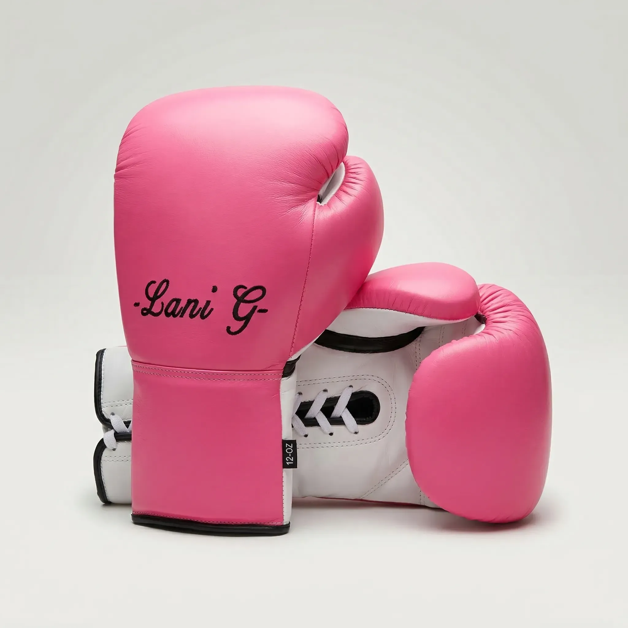 Impact Pro Classic Pink & White & Black Tirosh F Boxing Gloves
