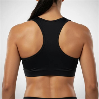 Flame Sports Bra Jessie Black & Orange Sports Bra
