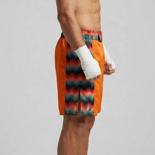 Side stripe MMA Orlando Orange MMA Shorts