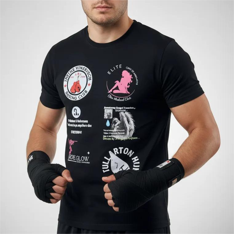 Classic T-shirt Calvin Black T-shirts