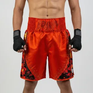 CHAOS BX Chantelle Red Lava Custom Boxing Shorts & Trunks