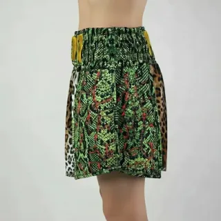 Thunder David GLA Igor Brown Leopard & Green Snake Gladiator Shorts