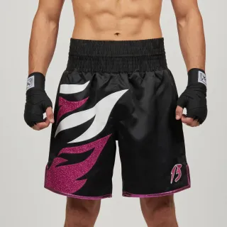 Roy Jones BX Kevin Black & Pink Custom Boxing Shorts & Trunks