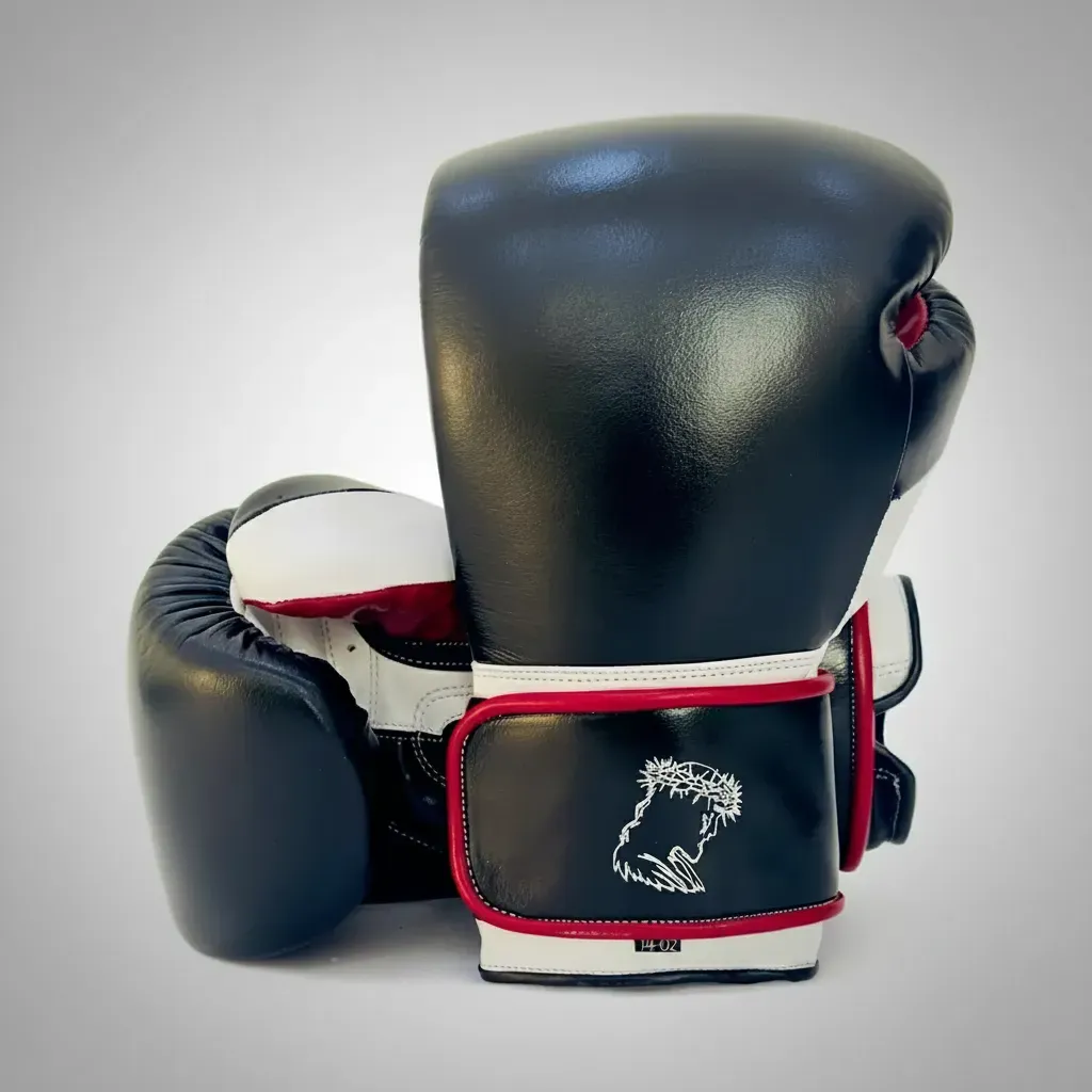 Quickfire Flex Classic Black&White&Maroon Luthien A Boxing Gloves