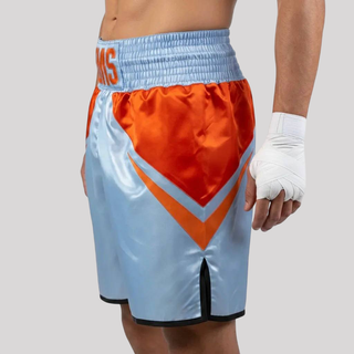 V Plus BX Torin Blue & Orange Custom Boxing Shorts & Trunks