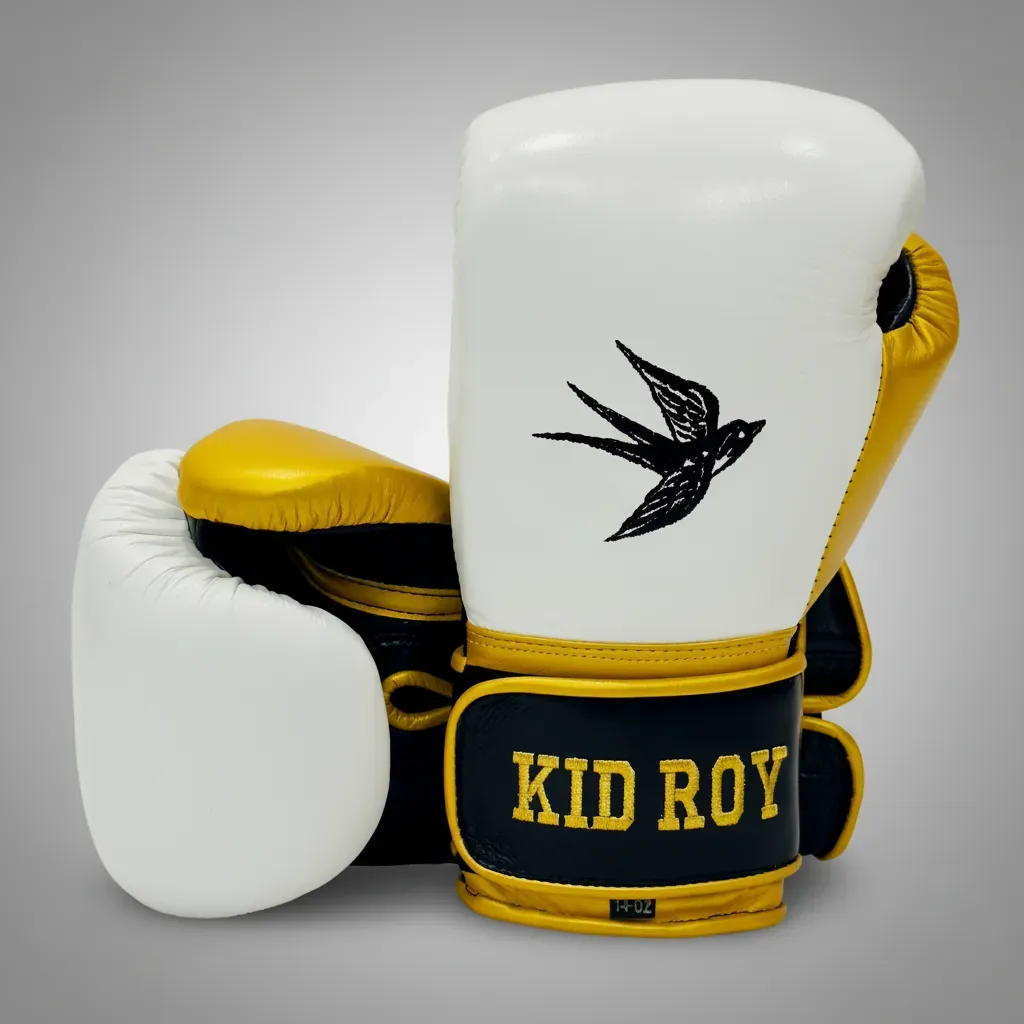 Quickfire Flex Classic Black&Yellow Nikki V Boxing Gloves