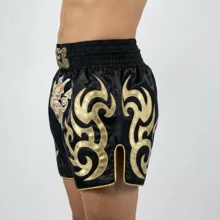 THAI KANOK MTS Daniel Black & Gold Muay Thai Shorts