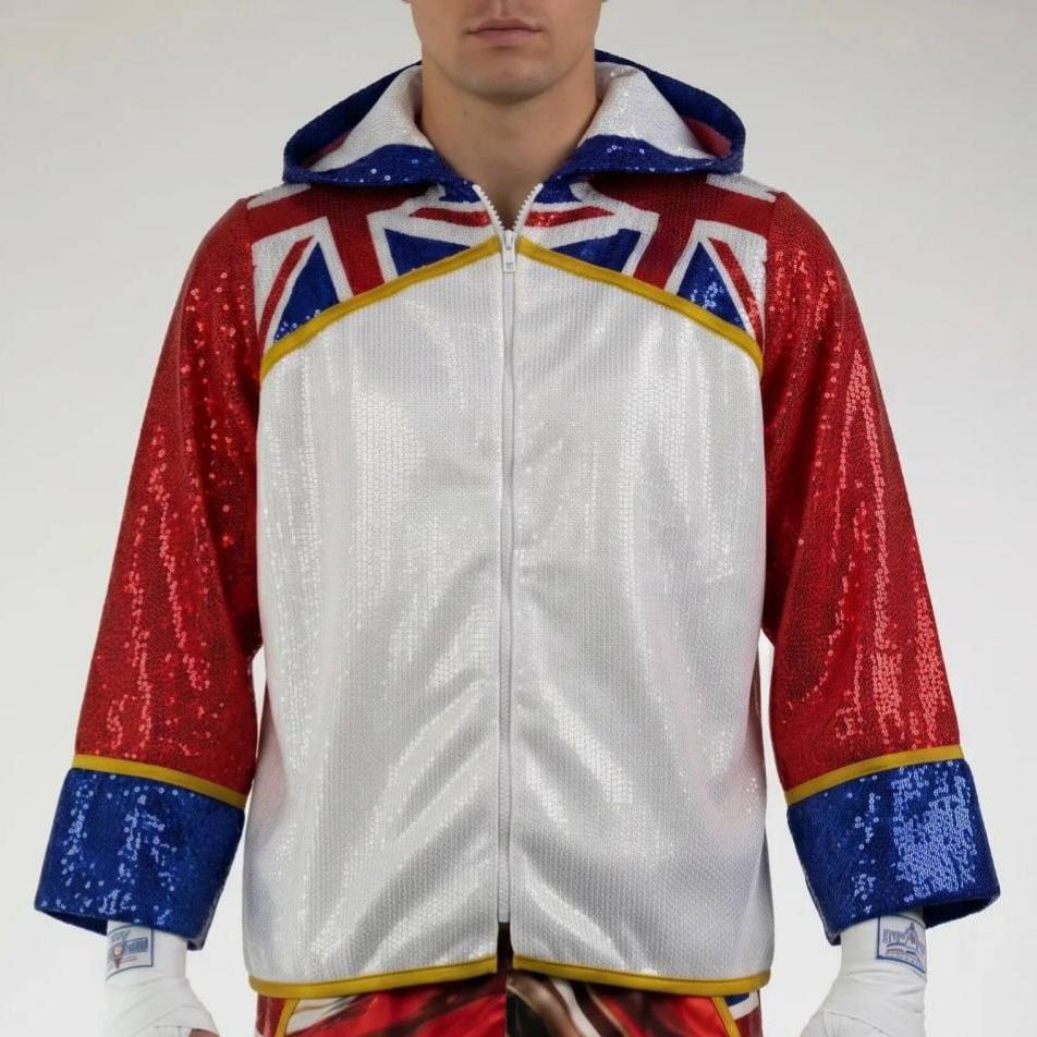 Brit II JKT Liam White & Bule & Red Jackets