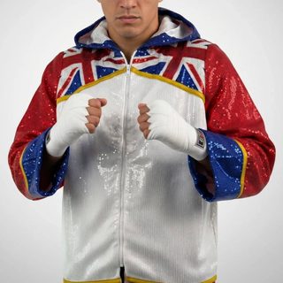 Brit II JKT Liam White & Bule & Red Jackets