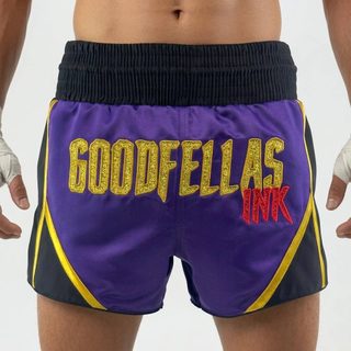 CHAOS MTS Dillon Purple & Black Muay Thai Shorts