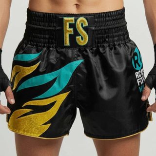 Roy Jones MTS Freddie Black Muay Thai Shorts