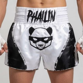 Flow MTS simon White & Black Muay Thai Shorts