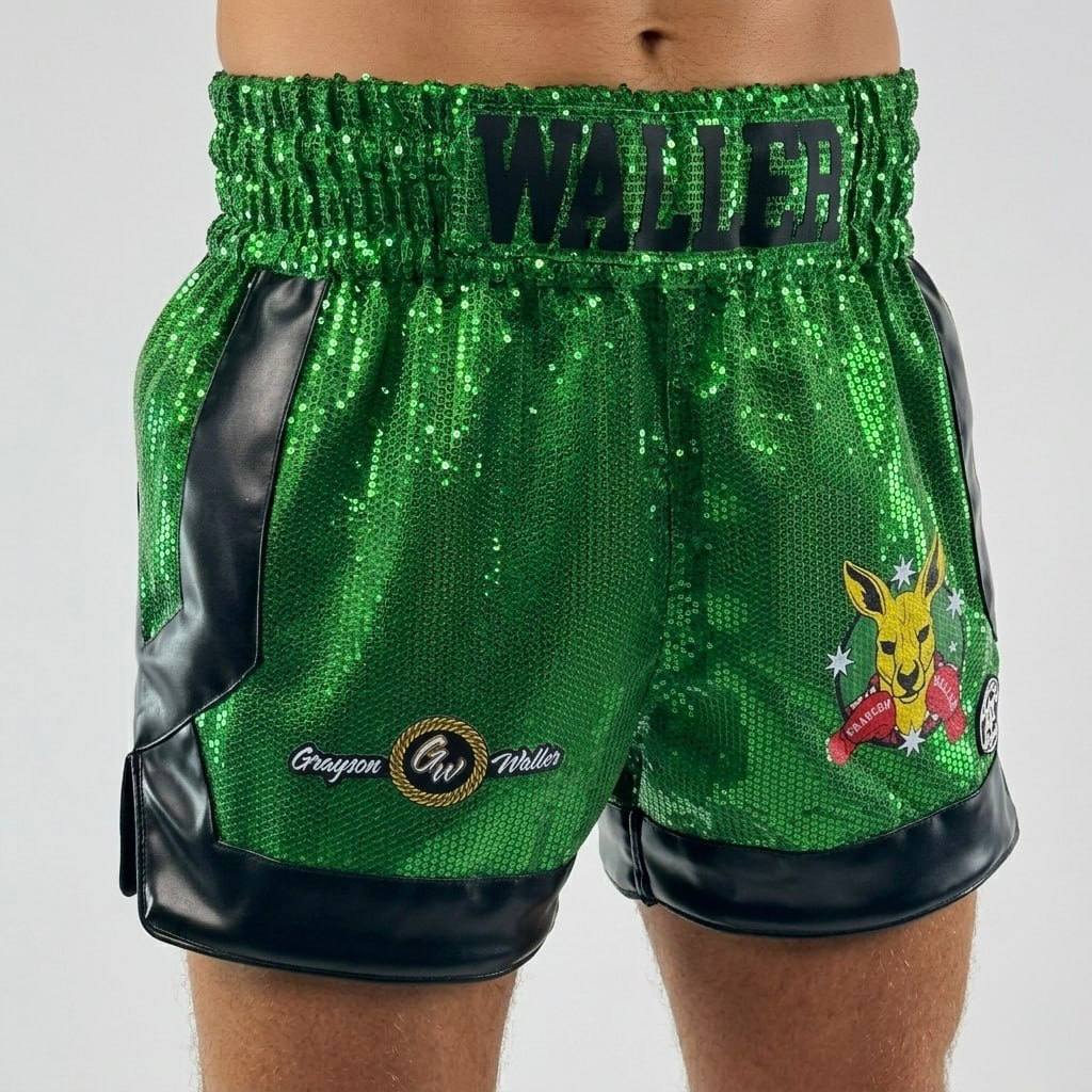 Cotto MTS Old Matt Green Muay Thai Shorts