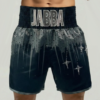 Shine bright BX jamie Black Custom Boxing Shorts & Trunks