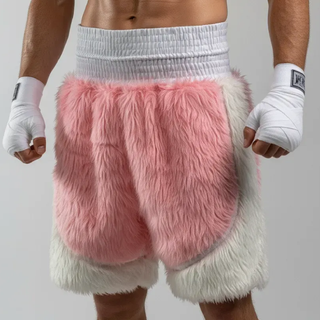 Lorenzo BX Pink & White Josh F Custom Boxing Shorts & Trunks