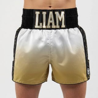 Thor MTS White-Gold-Black 195941 Muay Thai Shorts