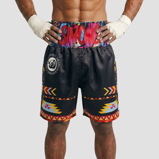 Aztec BX Black Jordan S Custom Boxing Shorts & Trunks