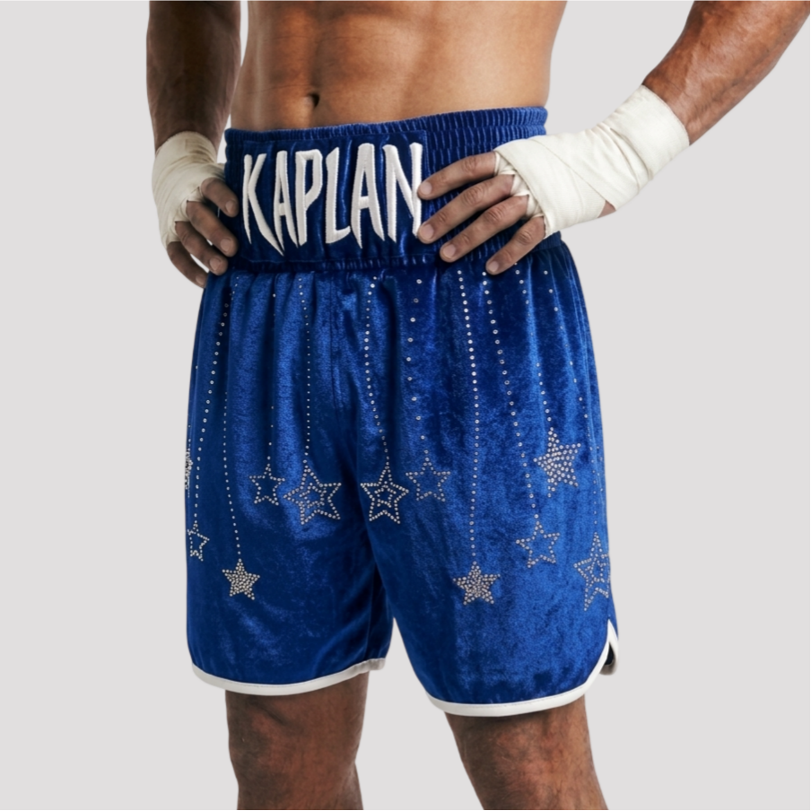 Classic BX Can Blue Custom Boxing Shorts & Trunks