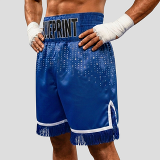 Classic BX Clae Blue Custom Boxing Shorts & Trunks