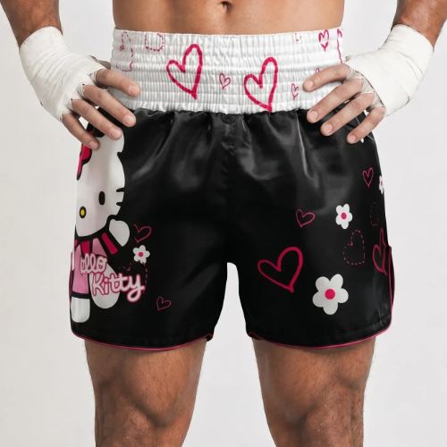 HELLO KITTY MTS | Custom Muay Thai Shorts | Boxxerworld