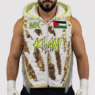 FLOYD Jacket Old Majid White & King Gold & Neon Yellow Green Jackets