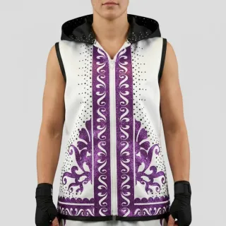 GGG JKT Rosemary White & Purple Jackets