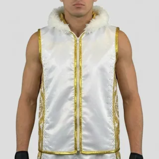 One Champ JKT NAÏT White & Gold Jackets