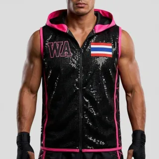 Thor JKT Old watsharaphon Black & Pink Jackets