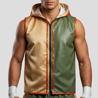 El Dante JKT Jon Gold True & Army Green & White & Orange Jackets