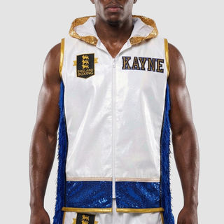 ATTACK JKT Katie White & Gold & Blue Jackets