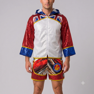 Brit II JKT Liam White & Bule & Red Jackets
