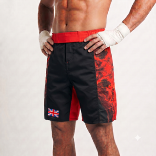 Side stripe MMA The Lion Black&Red 176652 MMA Shorts