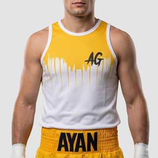 Shine bright vest Florin White & Yellow Vests