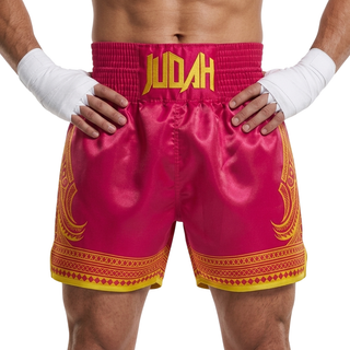Haka BX Judah Pink & Yellow Custom Boxing Shorts & Trunks