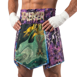 Thunder David GLA Igor Green & Blue & purple Gladiator Shorts