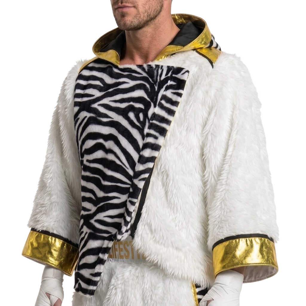 RJJ Jacket DJ White Tiger & King Gold Jackets