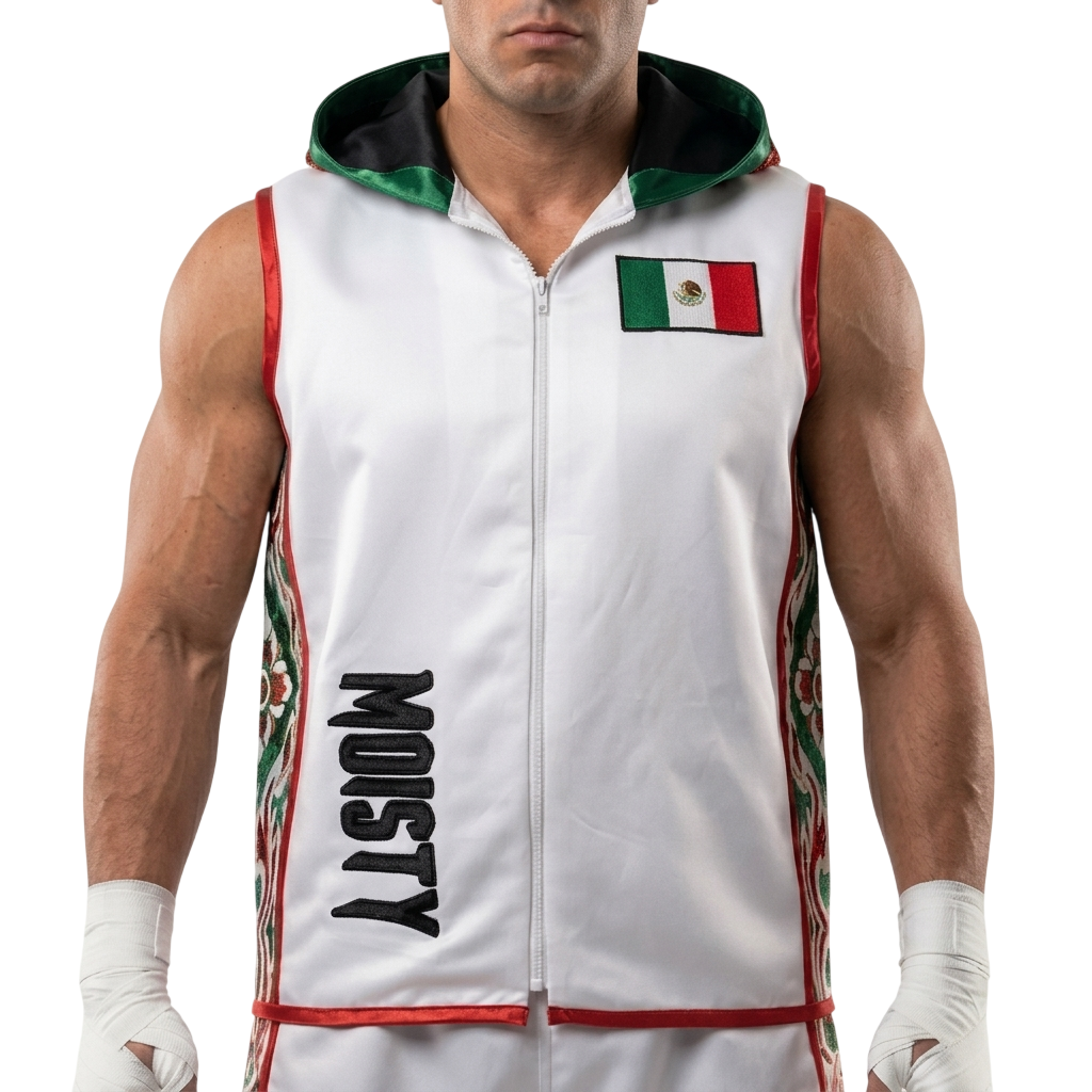 One Champ JKT Maycee White & Green & Red Jackets