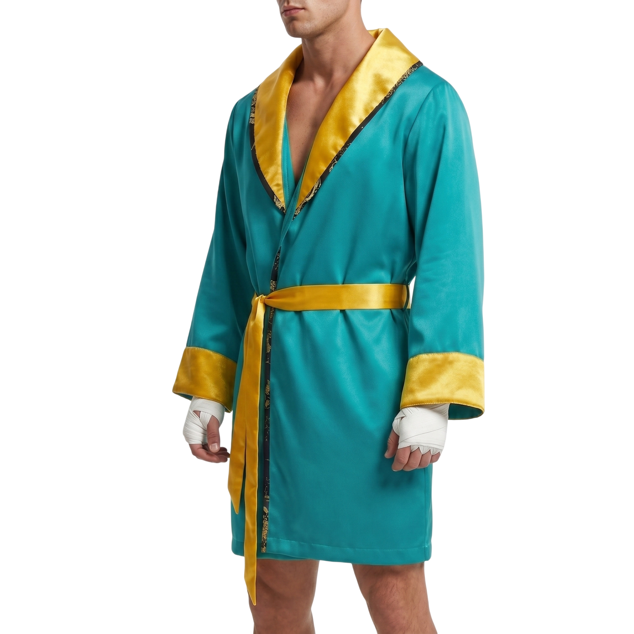 Classic Robe Zeleck Aqua & Gold Robes