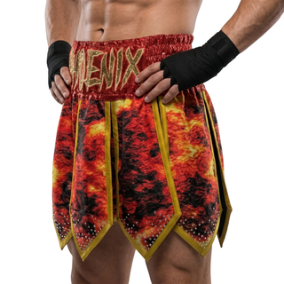 Roman GLA Gemma Red Lava Gladiator Shorts