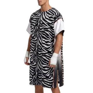 Poncho James White Tiger Robes
