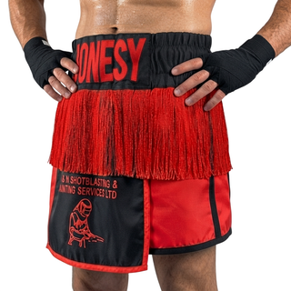 Warrior GLA Liam Black & Red Gladiator Shorts